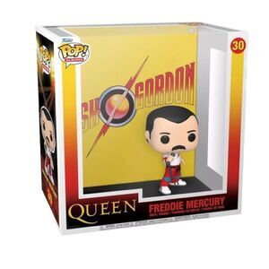 Funko POP Albums 30: Queen (Flash Gordon) Freddie Mercury 4"in Vinyl Figure NIB‎